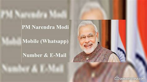 narendra modi office contact number